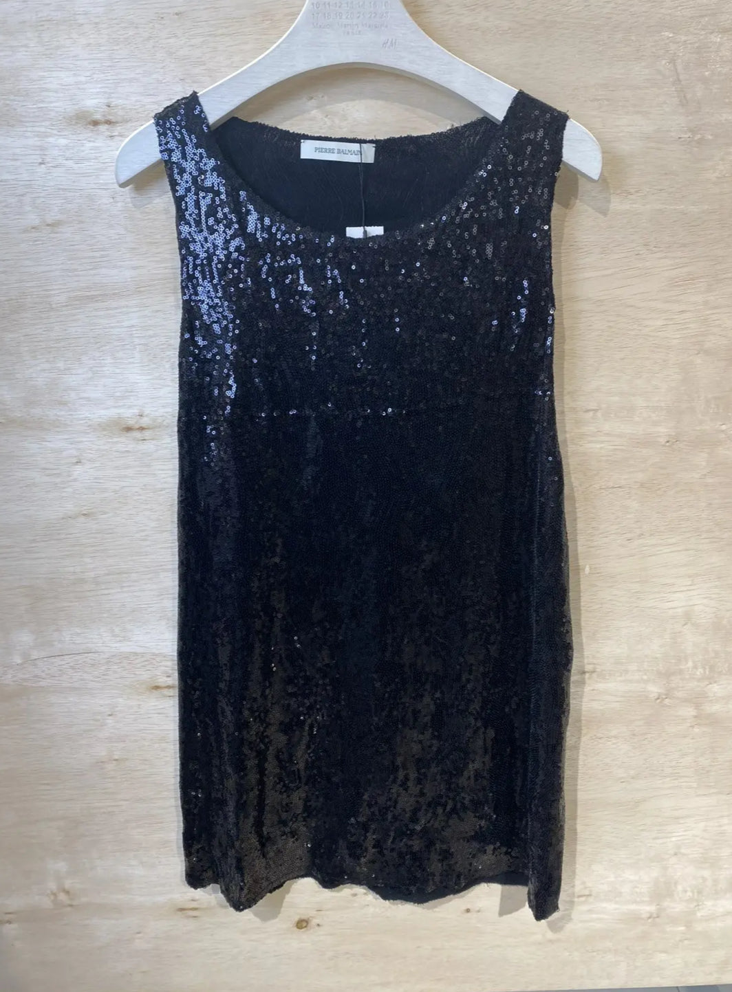 Pierre Balmain Sequin Tank Top