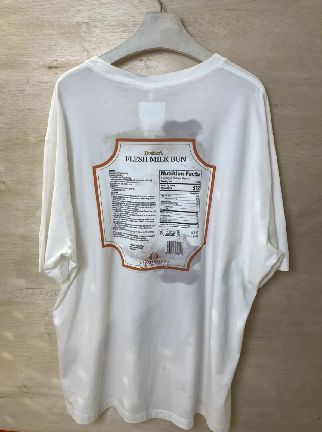 Masayuki Ino Doublet SS23 Runway double BREAD TEE XL