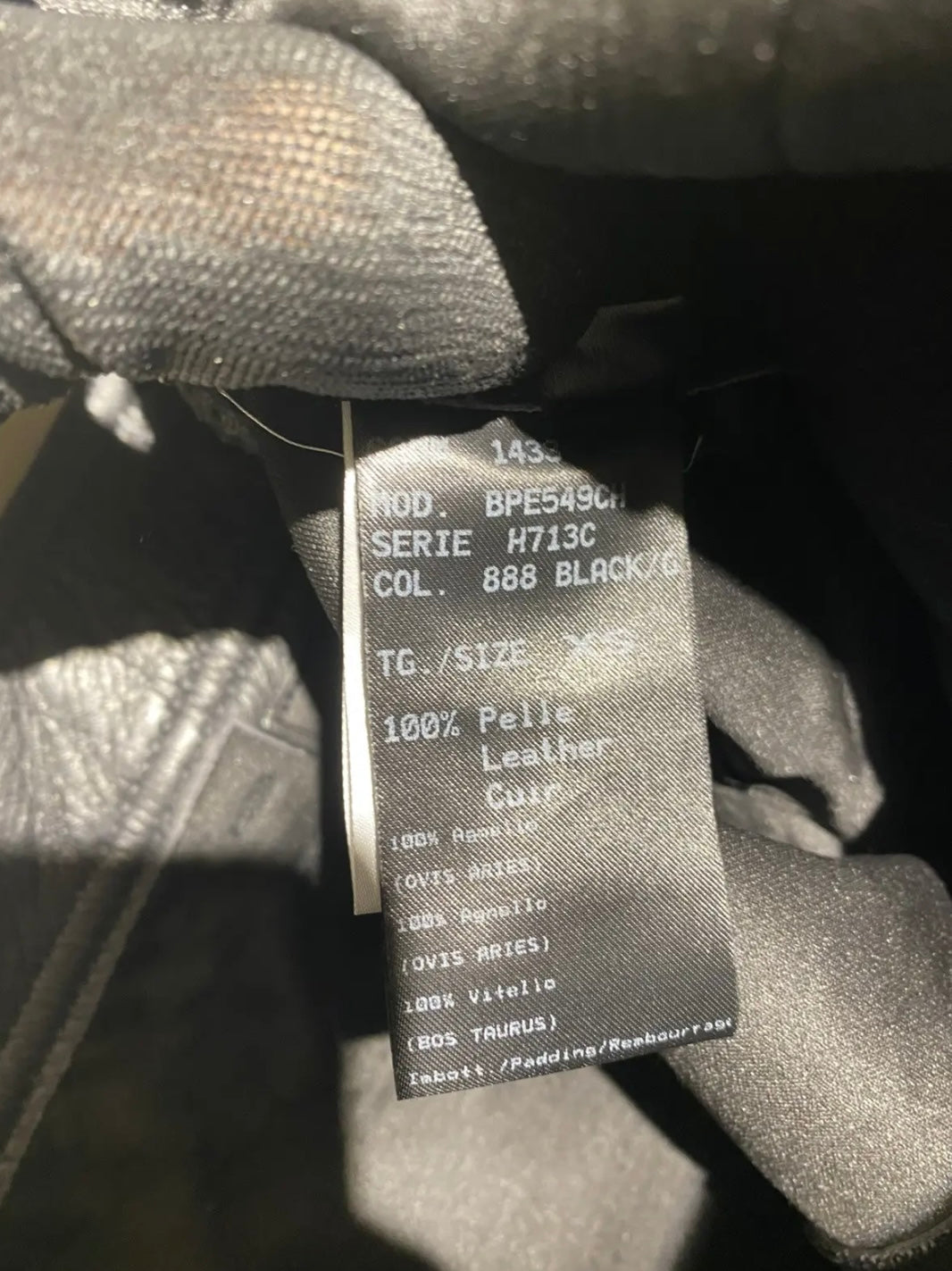 Neil Barrett BIKER Leather Pant