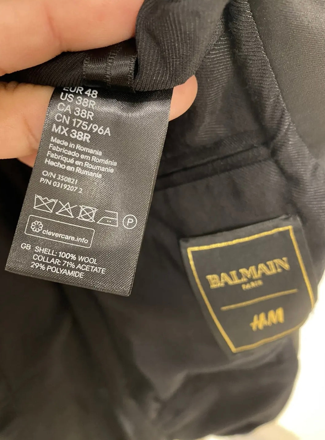 Balmain × H&M Double Breasted Blazer – FW15 Collaboration