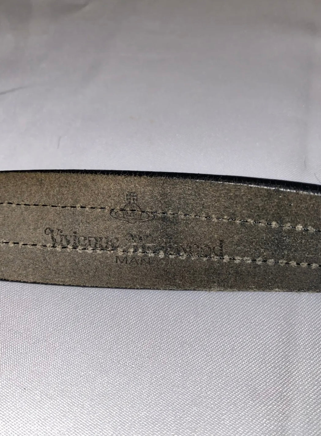 Vivienne Westwood “Too Fast to Live Too Young to Die” Leather Belt