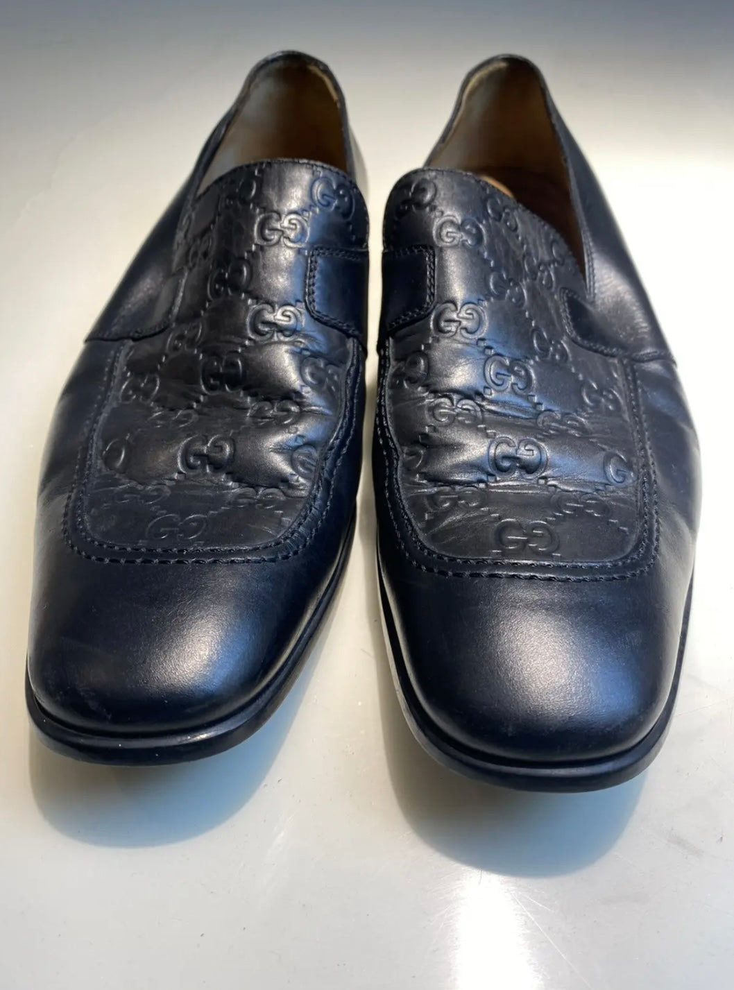 Gucci Guccissima leather slip-on loafers