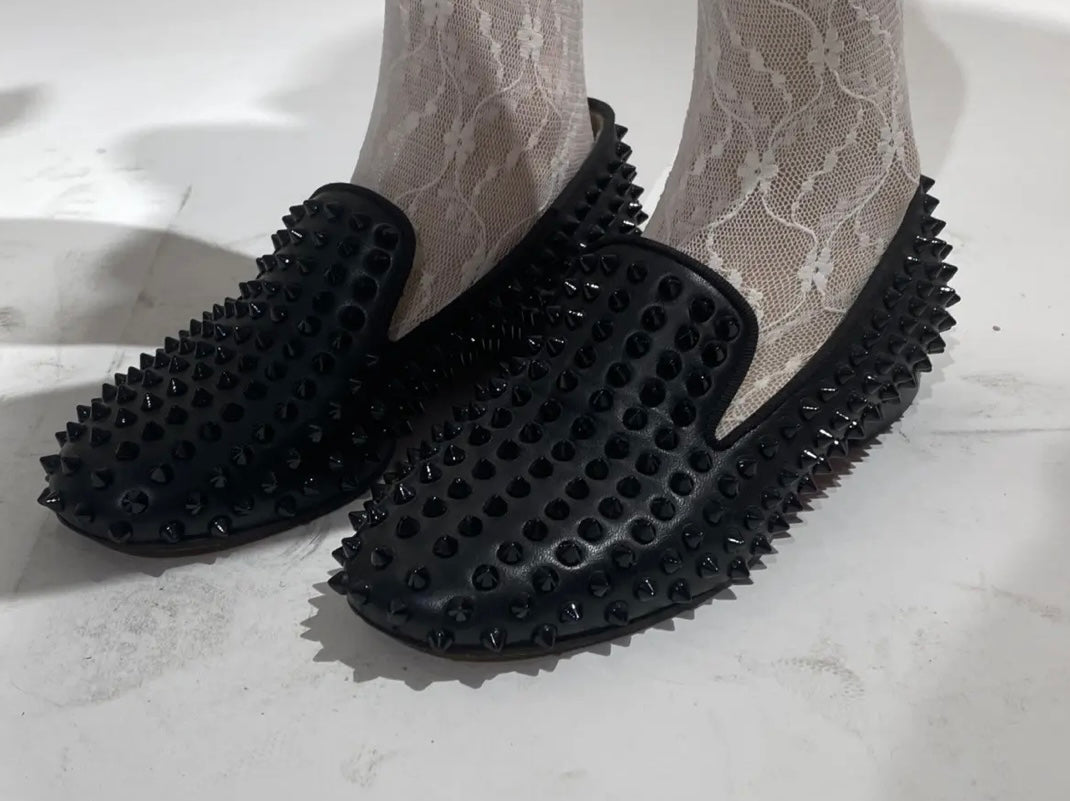 Christian Louboutin Dandelion Spiked Loafers