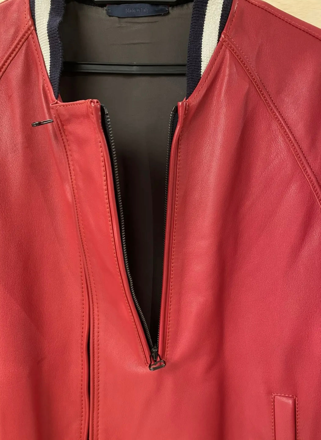 Lanvin Leather Bomber