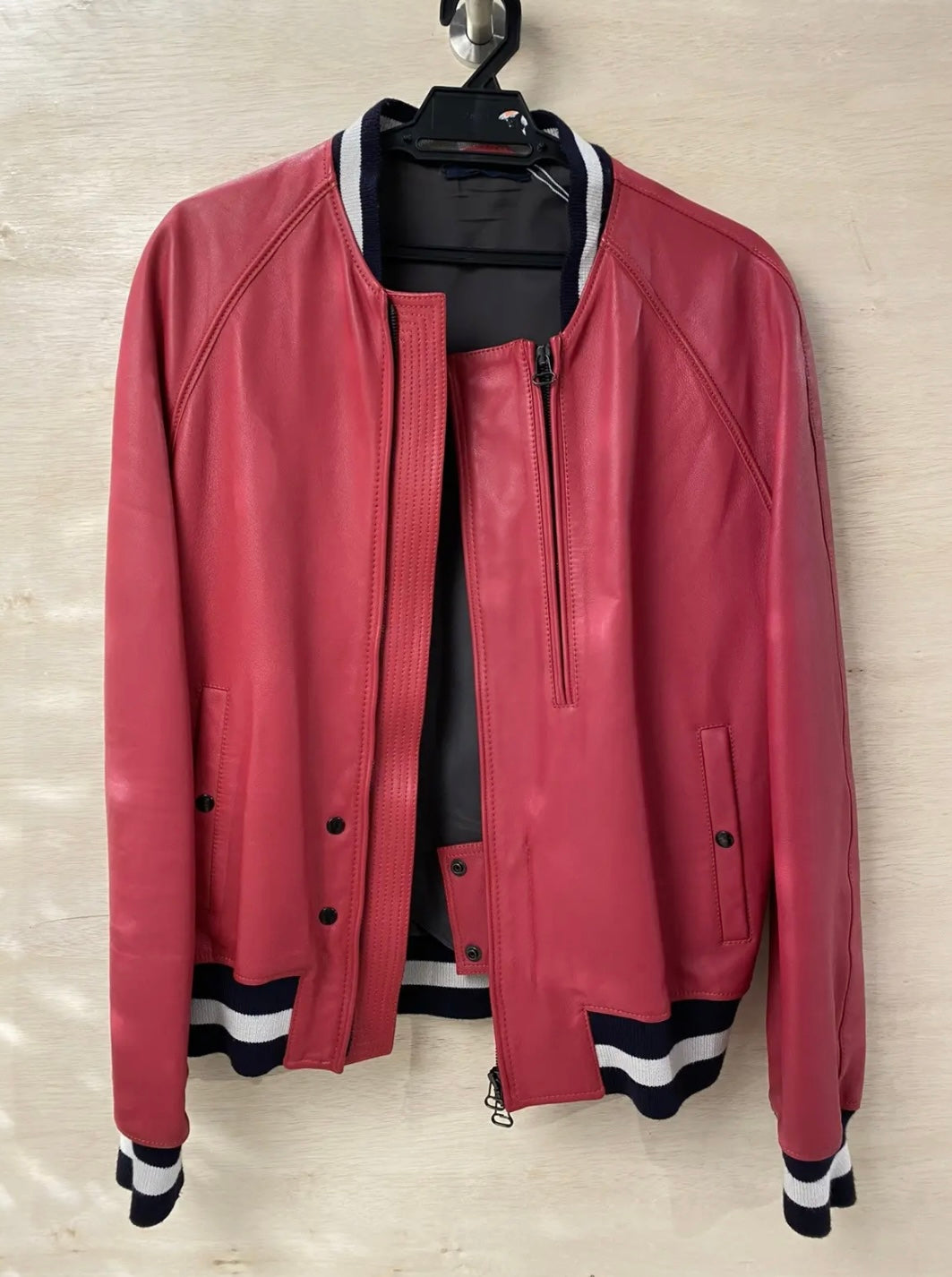 Lanvin Leather Bomber