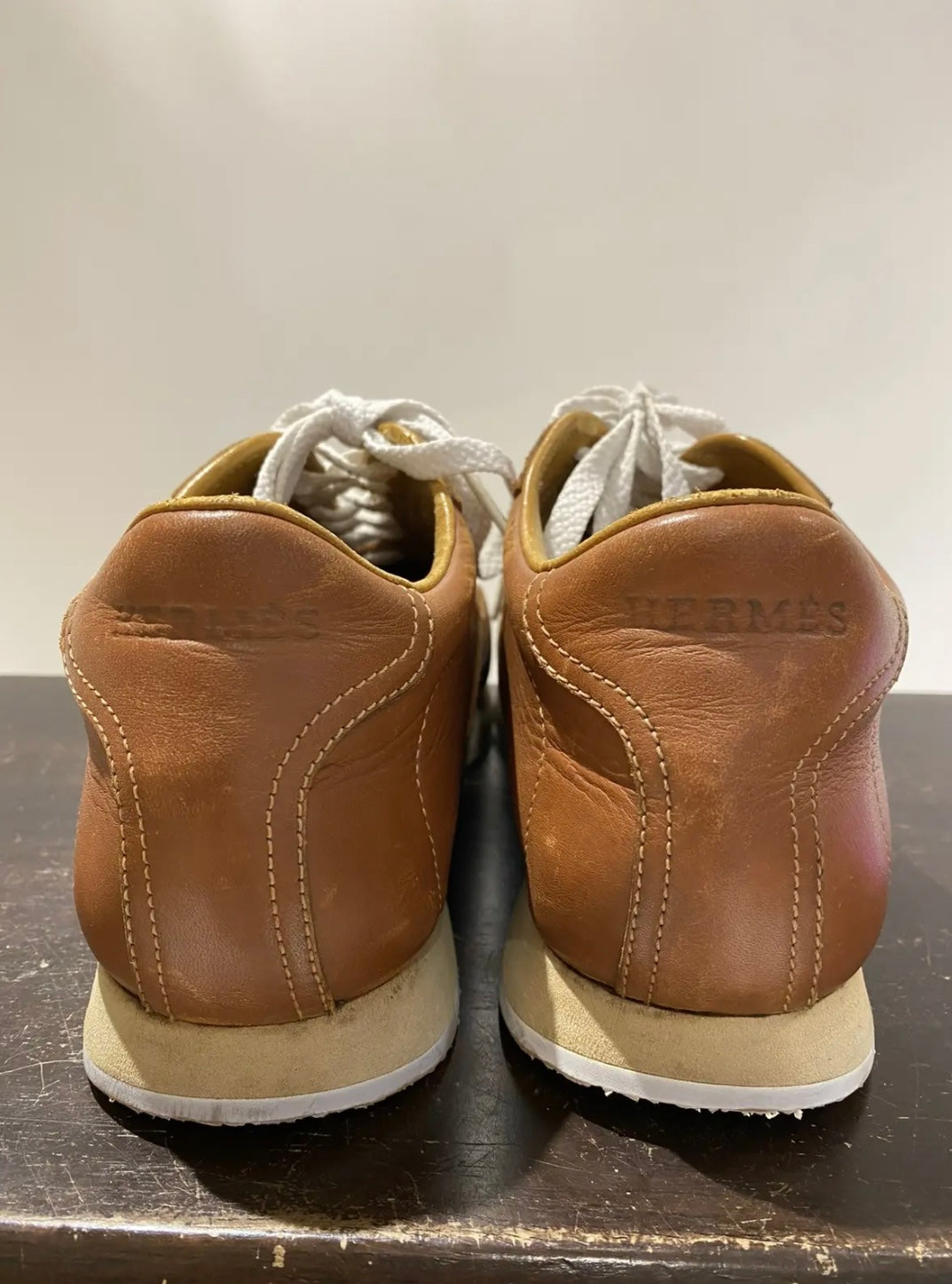 Hermès Quick Calfskin Leather H‑Logo Sneakers