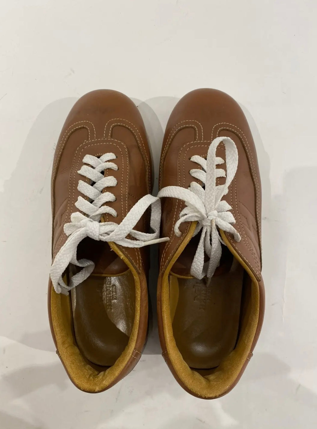 Hermès Quick Calfskin Leather H‑Logo Sneakers