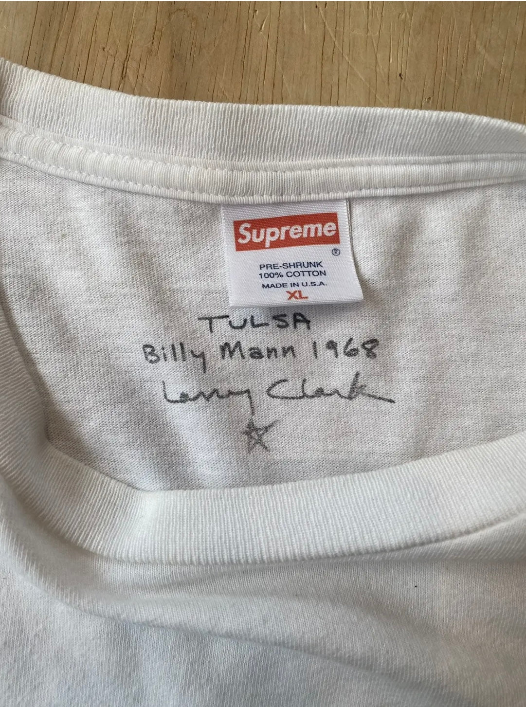 Supreme × Larry Clark “Billy Mann” Tee (2005)