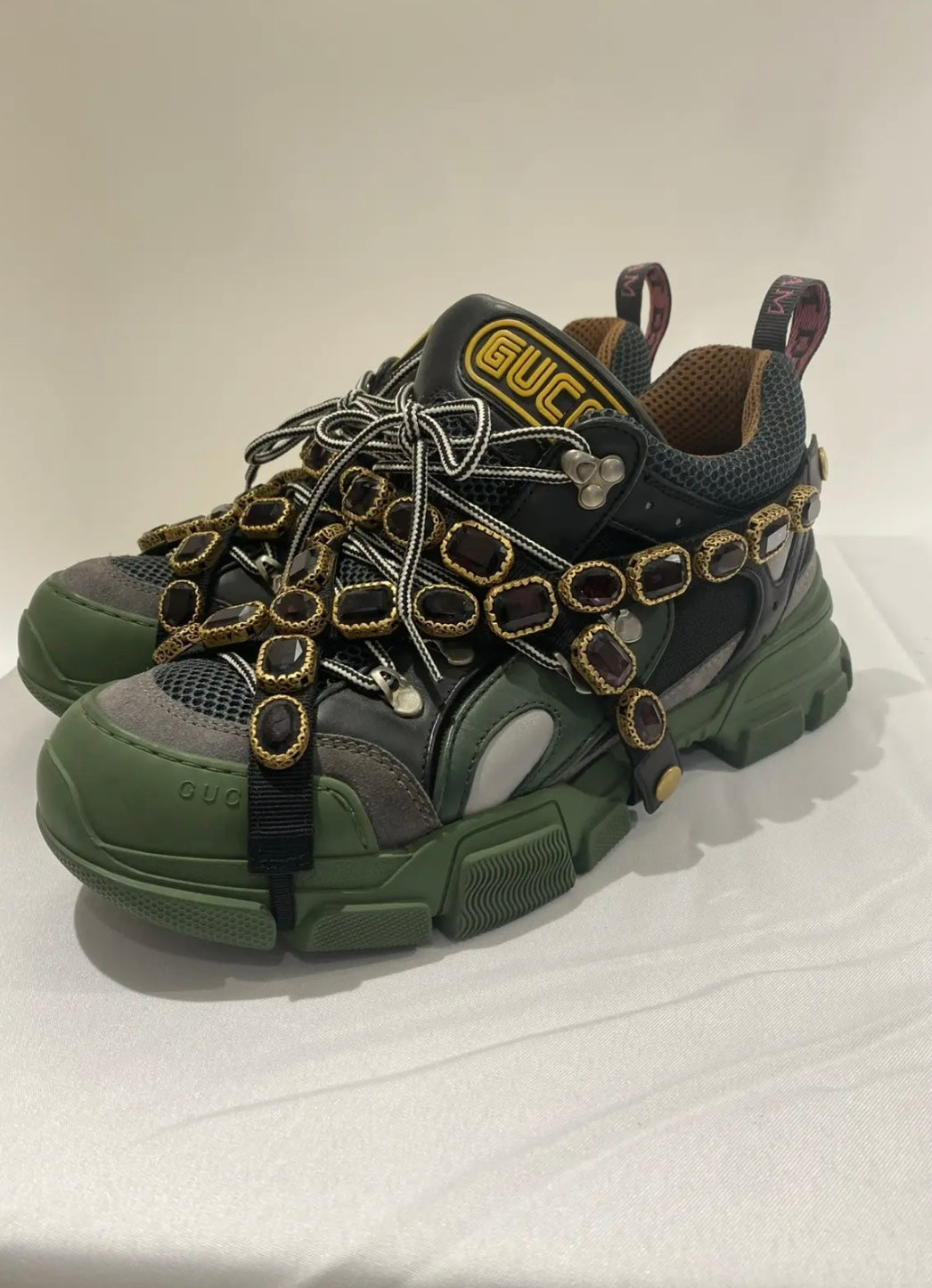 Gucci Flashtrek Sega with Removable Crystal Strap