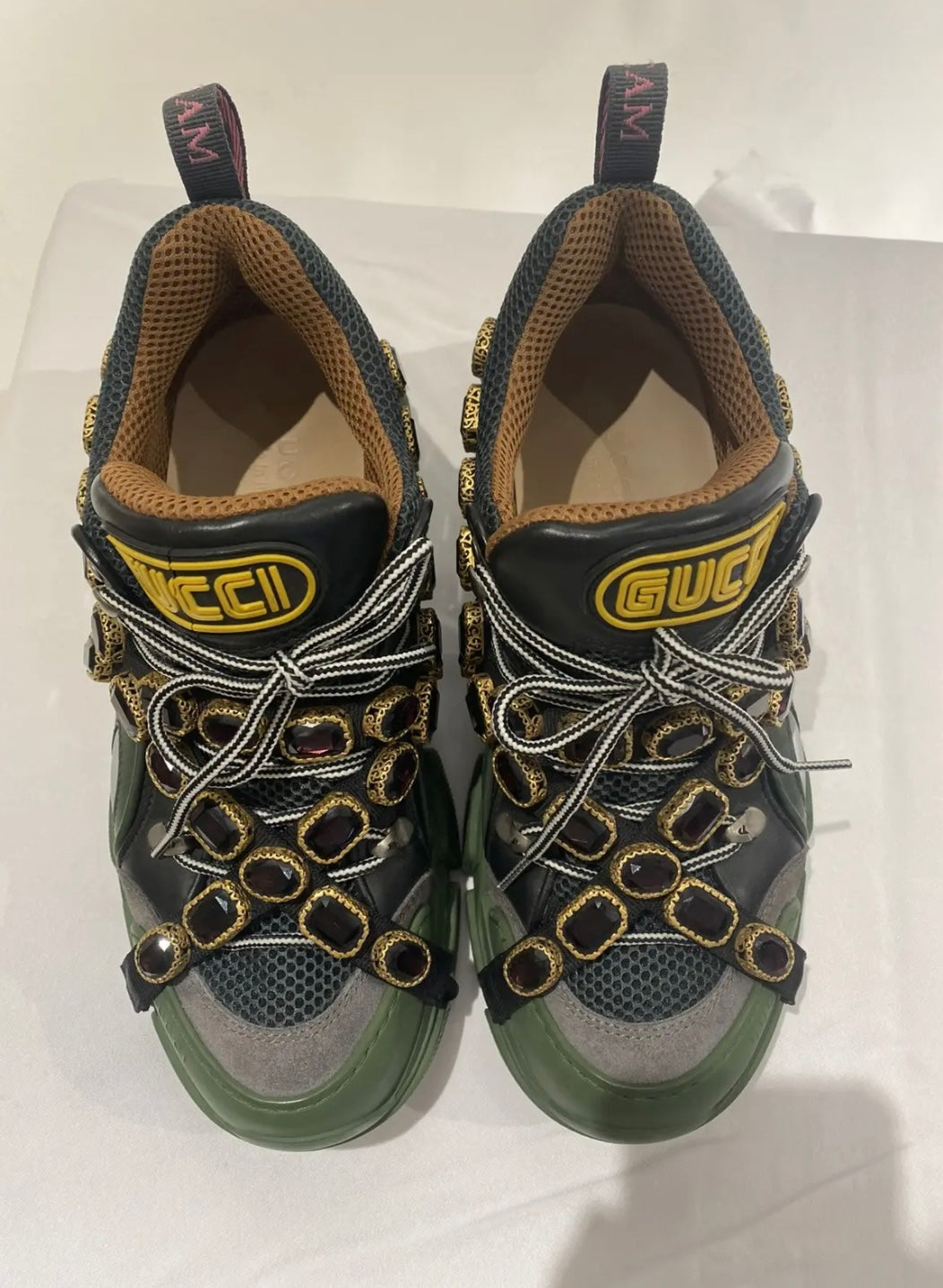 Gucci Flashtrek Sega with Removable Crystal Strap