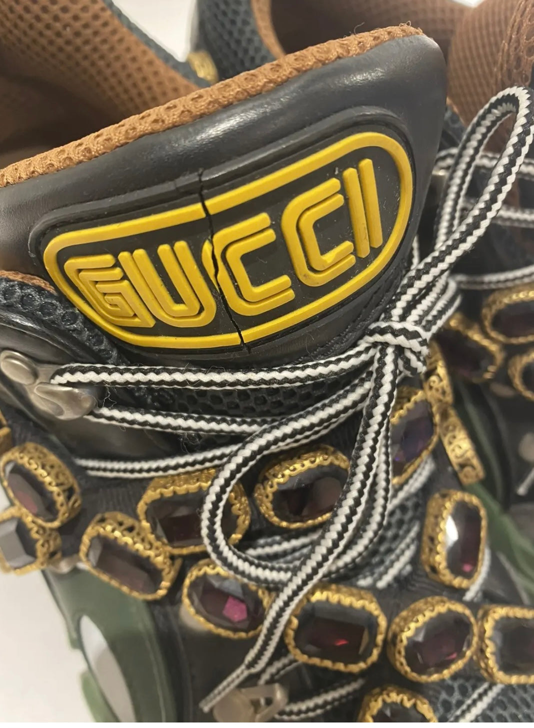 Gucci Flashtrek Sega with Removable Crystal Strap
