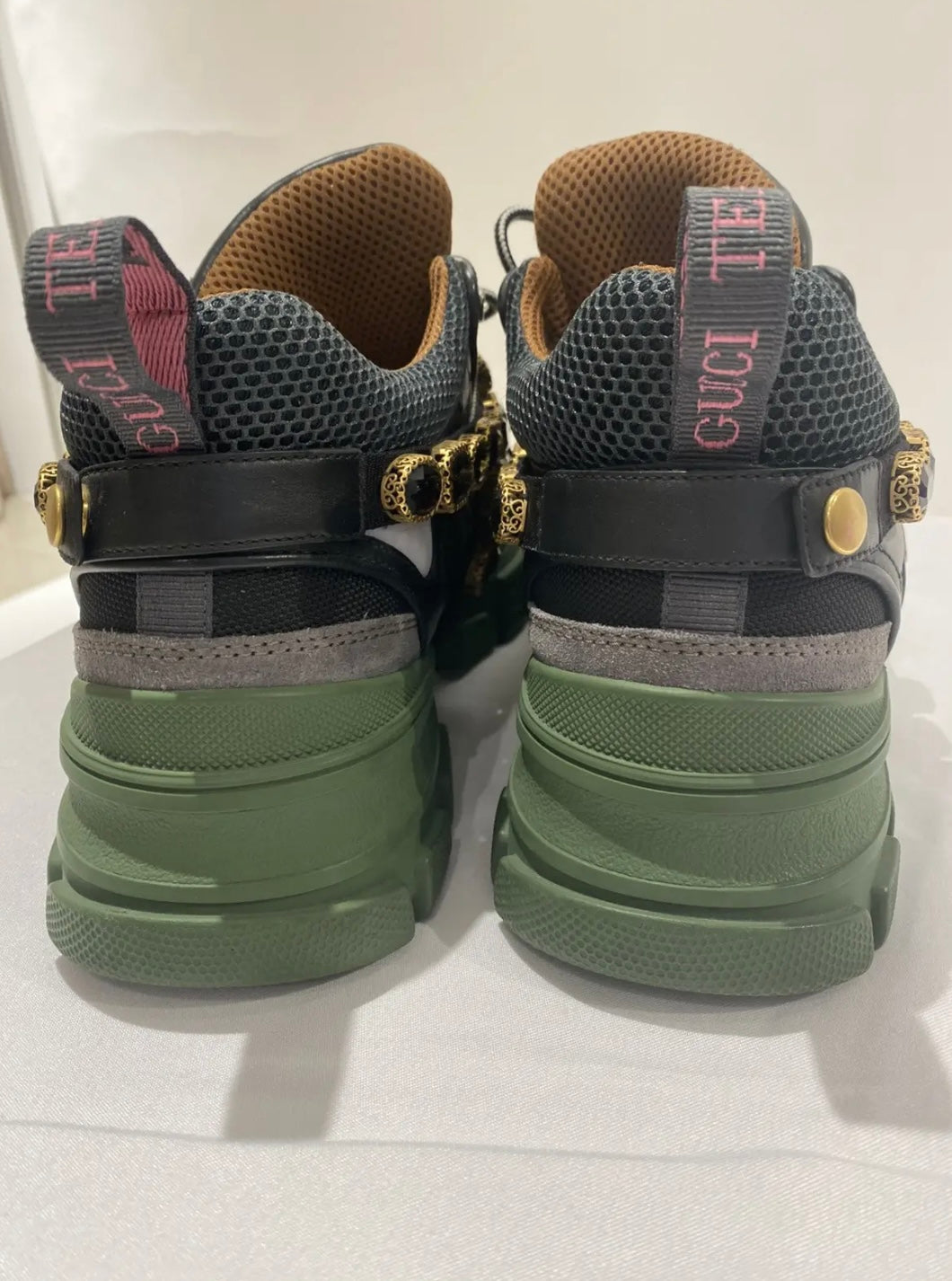 Gucci Flashtrek Sega with Removable Crystal Strap