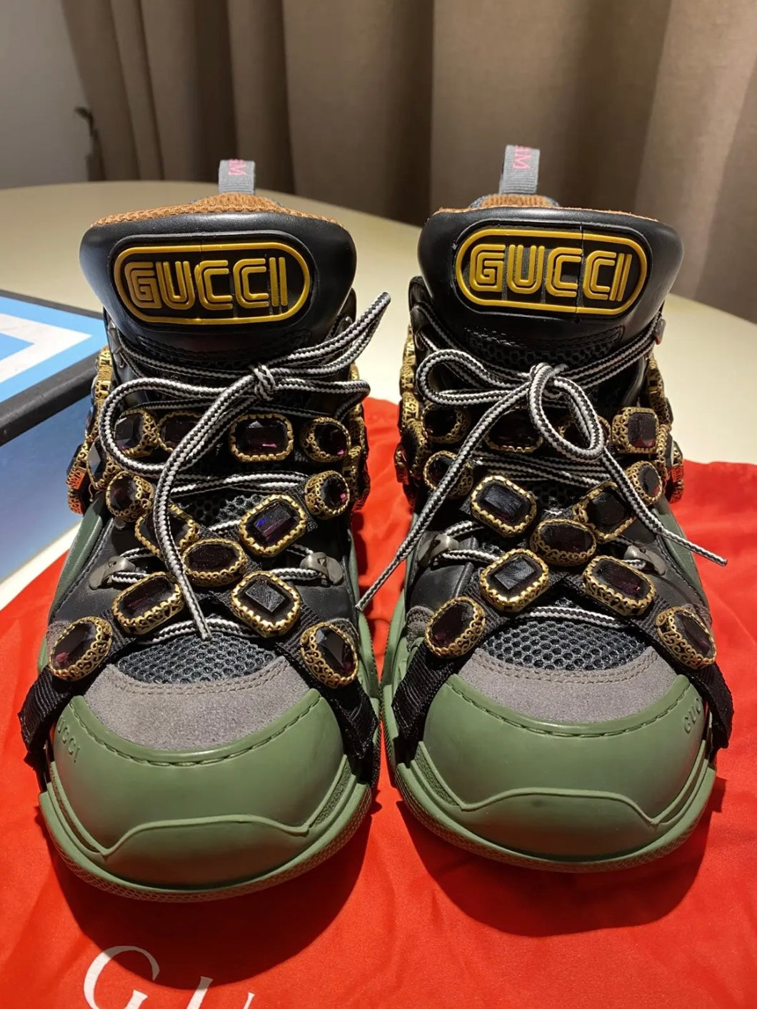 Gucci Flashtrek Sega with Removable Crystal Strap