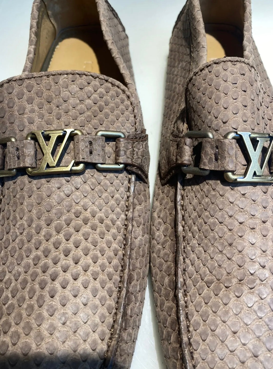 Louis Vuitton Python Monte Carlo Loafers