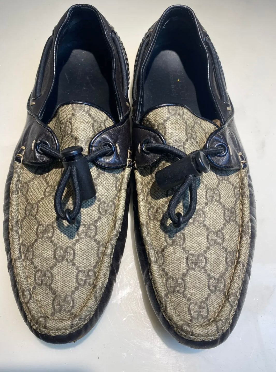 Gucci Toggle Cord Loafers