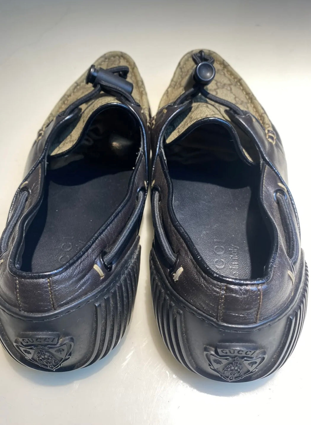 Gucci Toggle Cord Loafers