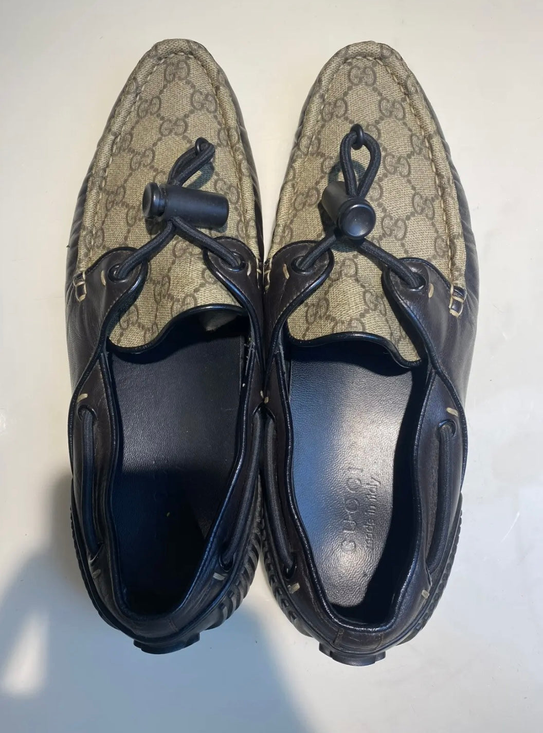 Gucci Toggle Cord Loafers