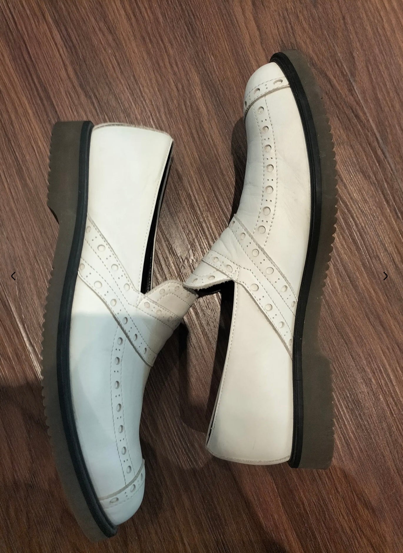 COMME des GARÇONS Homme Plus White Leather Loafers