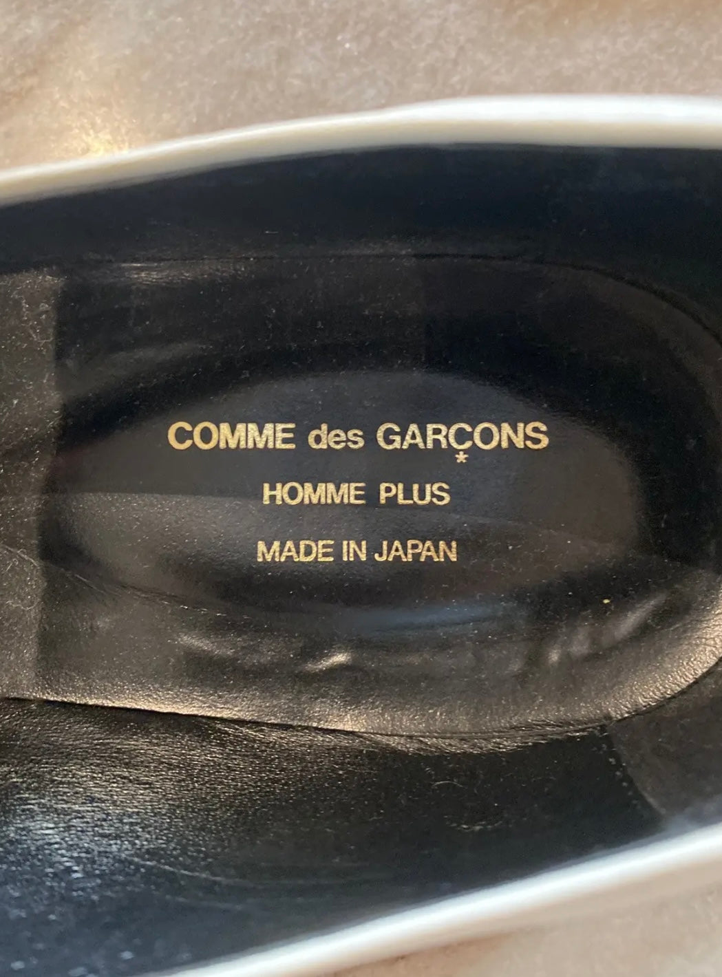 COMME des GARÇONS Homme Plus White Leather Loafers
