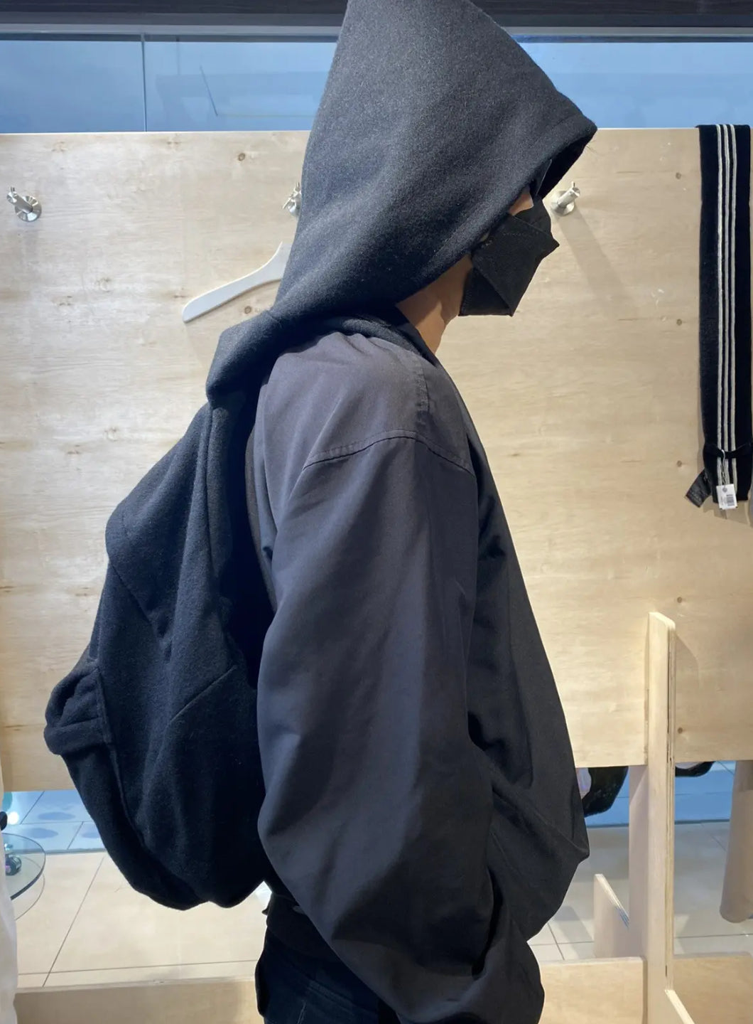 Yohji Yamamoto Hoodie Backpack