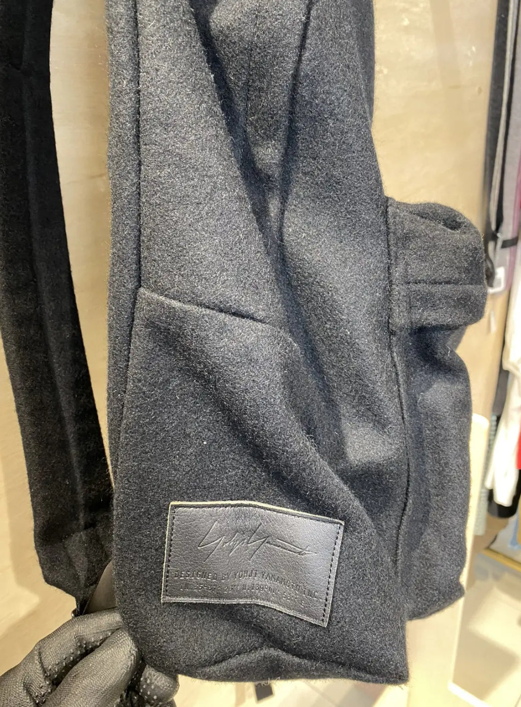 Yohji Yamamoto Hoodie Backpack