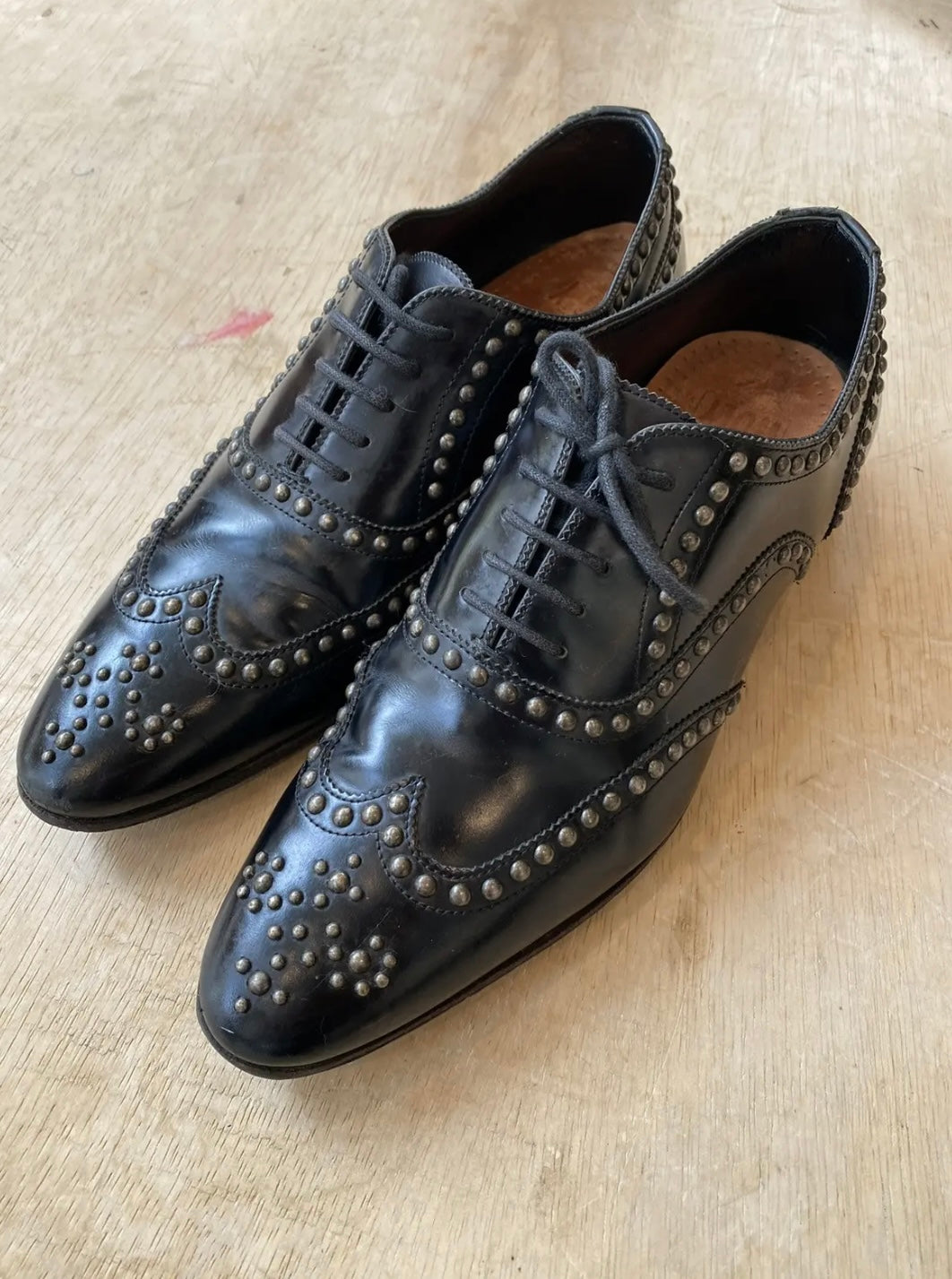 Saint Laurent Studded Derby