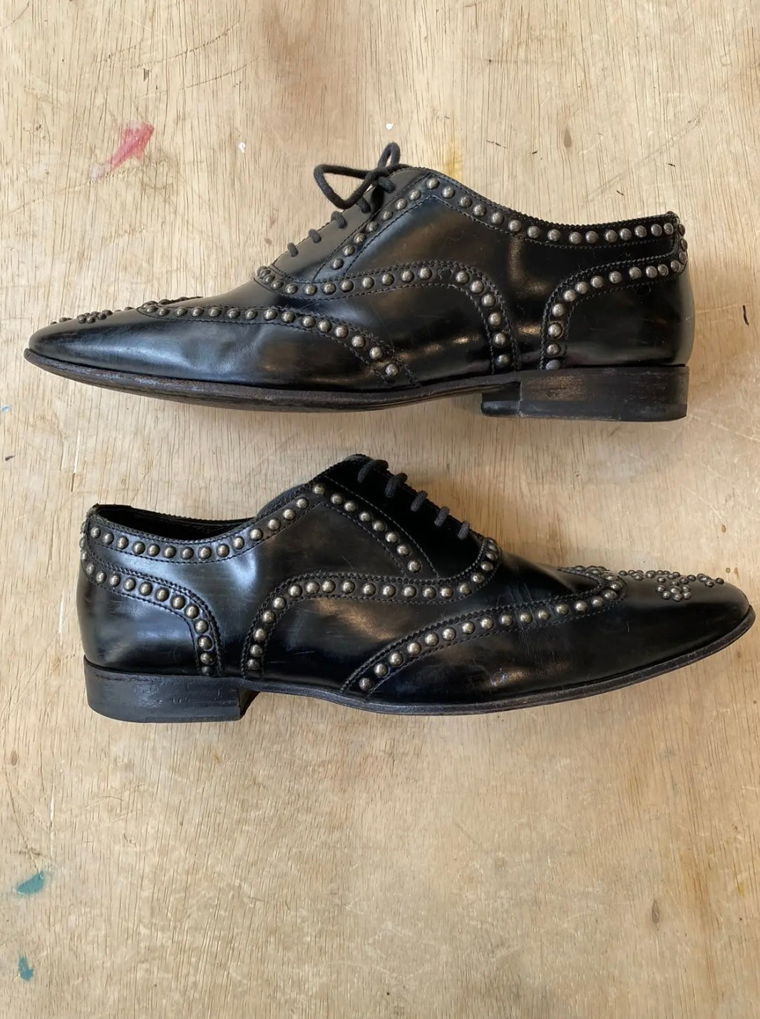 Saint Laurent Studded Derby