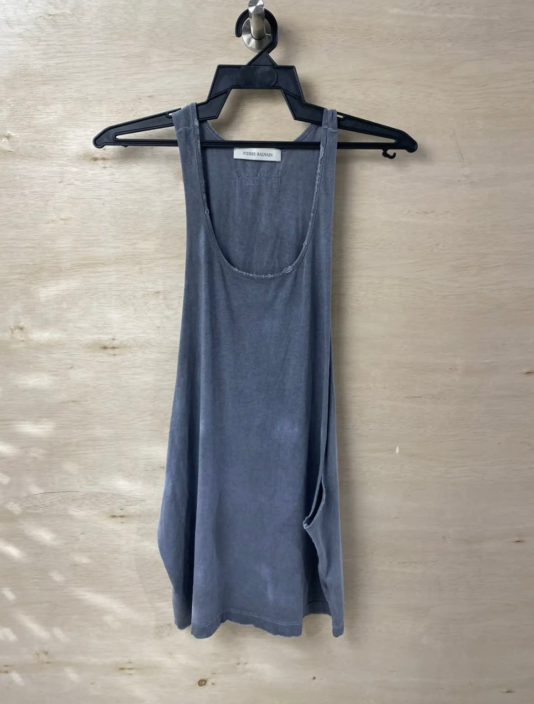 Pierre Balmain Distressed Sleeveless Tee