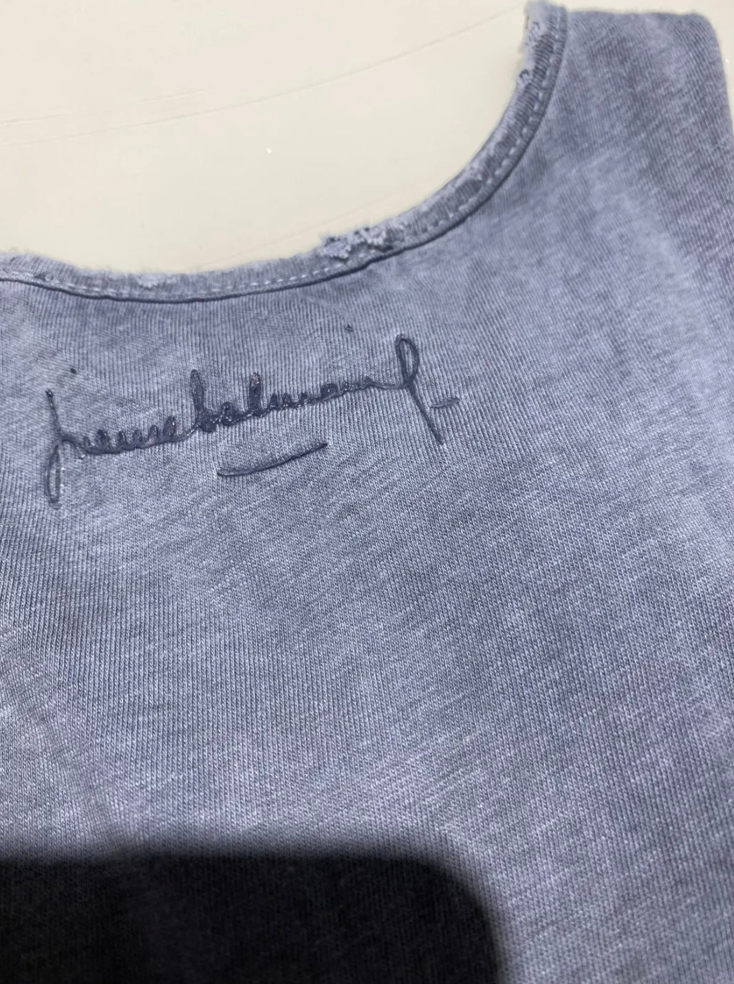 Pierre Balmain Distressed Sleeveless Tee