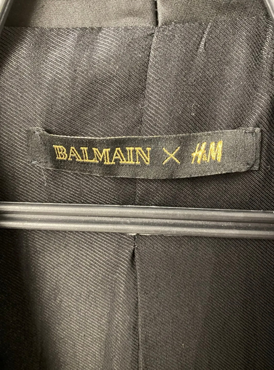 Balmain × H&M Double Breasted Blazer – FW15 Collaboration