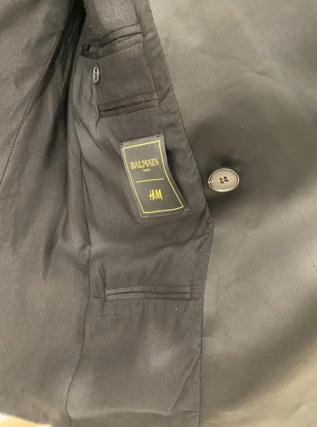 Balmain × H&M Double Breasted Blazer – FW15 Collaboration