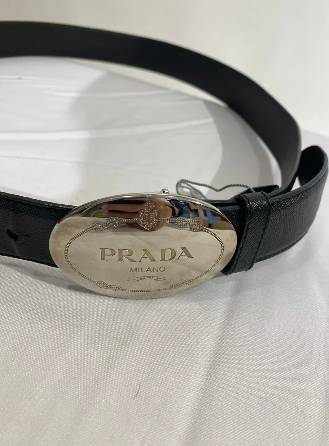 Prada Milano Saffiano Leather Belt