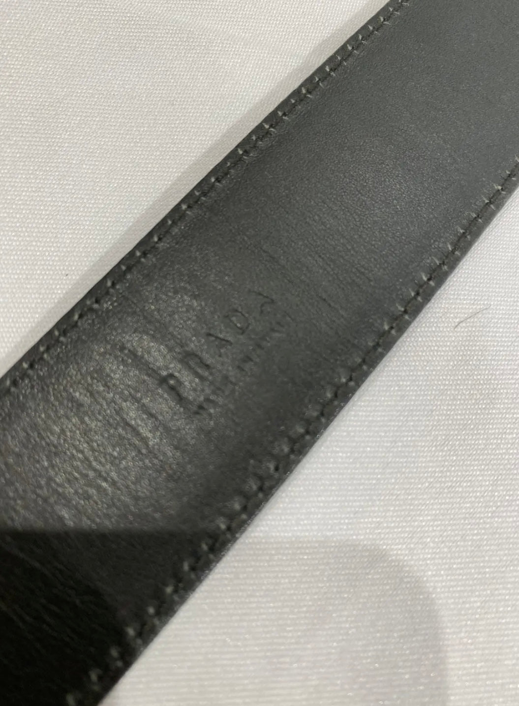 Prada Milano Saffiano Leather Belt