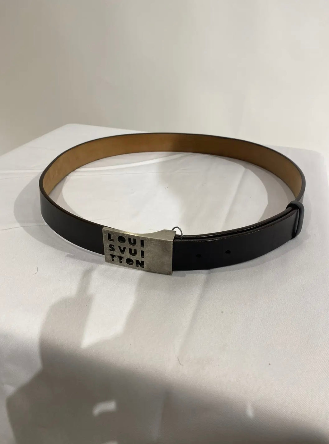 Louis Vuitton Logo Buckled Belt