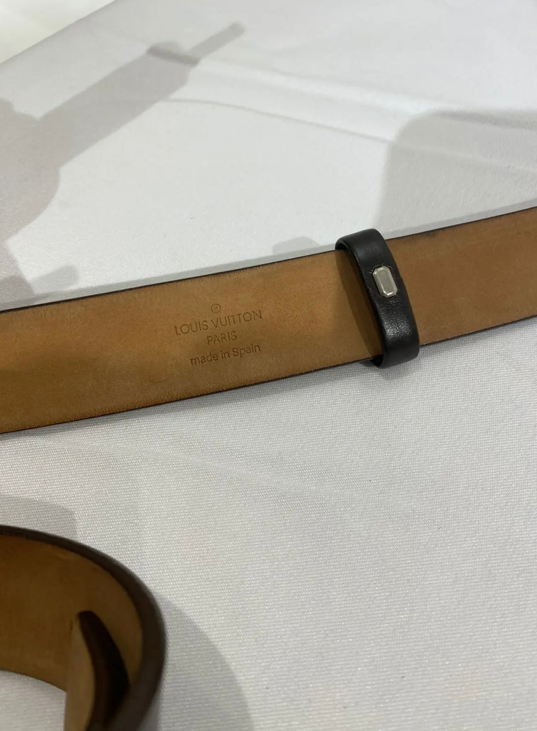 Louis Vuitton Logo Buckled Belt