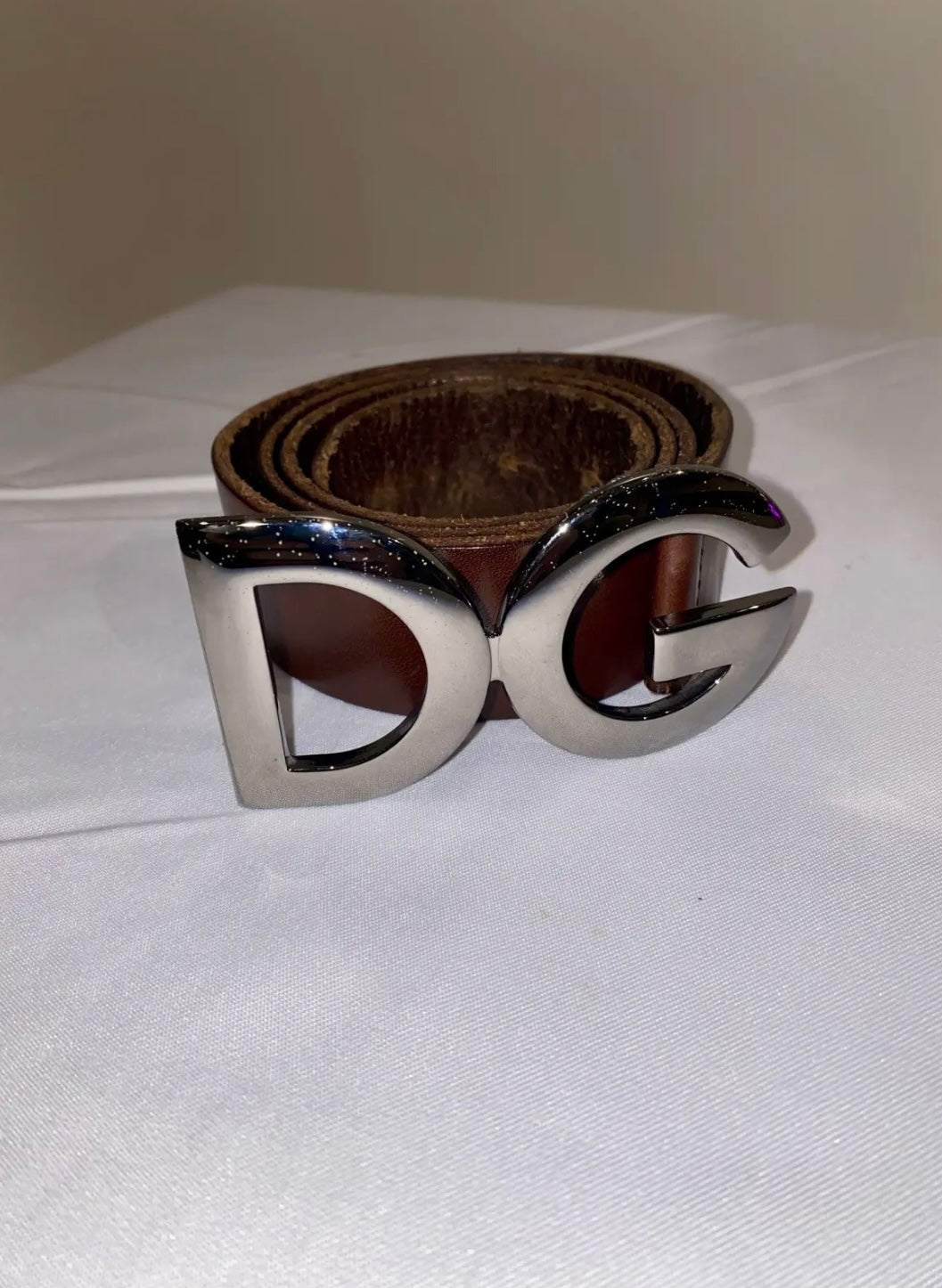 Dolce &amp; Gabbana Logo Buckled Leather Belt