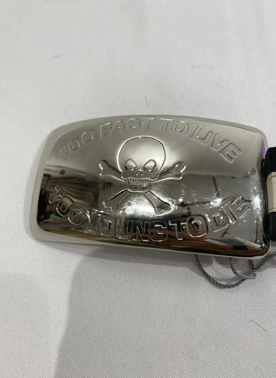 Vivienne Westwood “Too Fast to Live Too Young to Die” Leather Belt