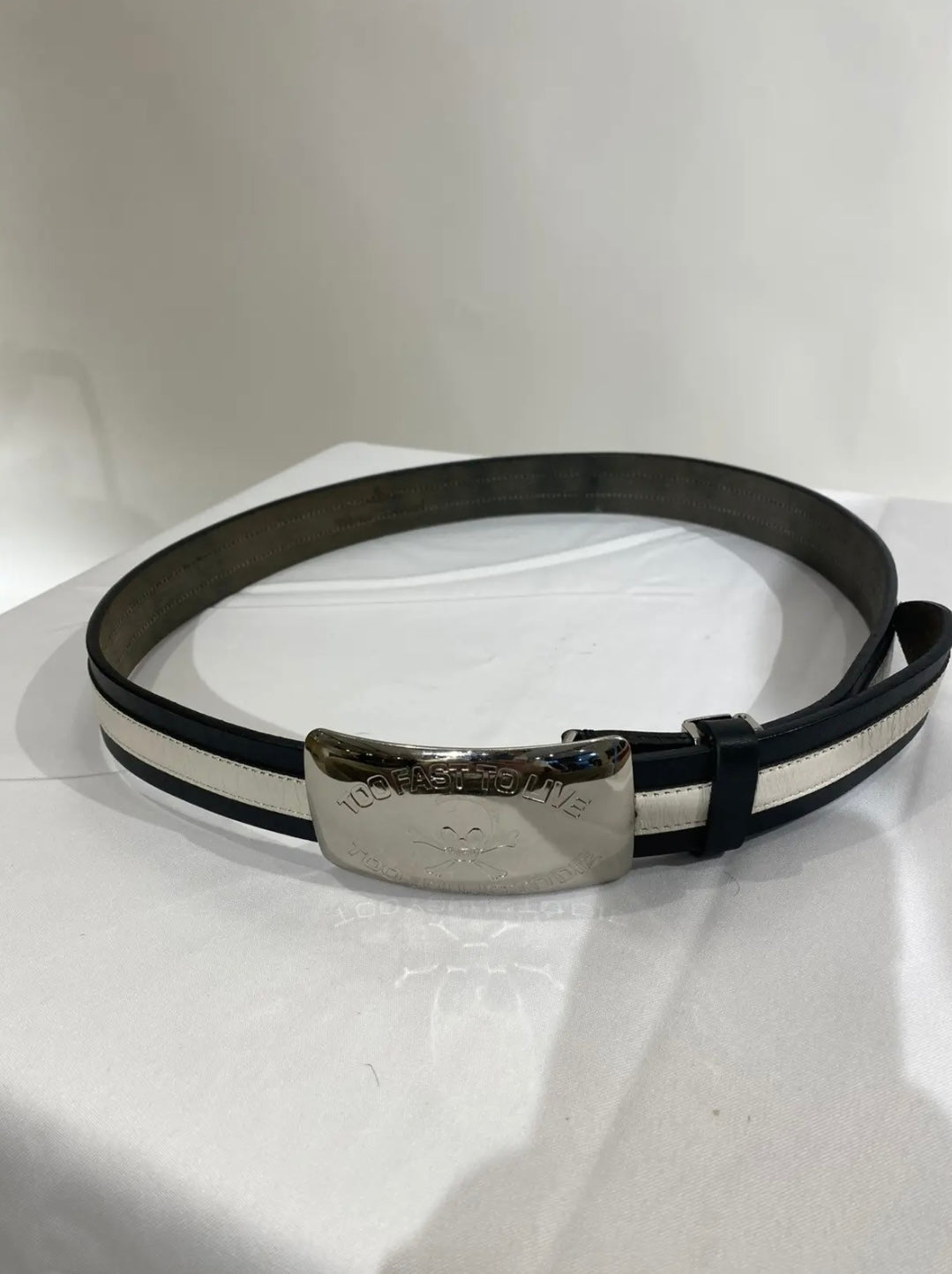 Vivienne Westwood “Too Fast to Live Too Young to Die” Leather Belt