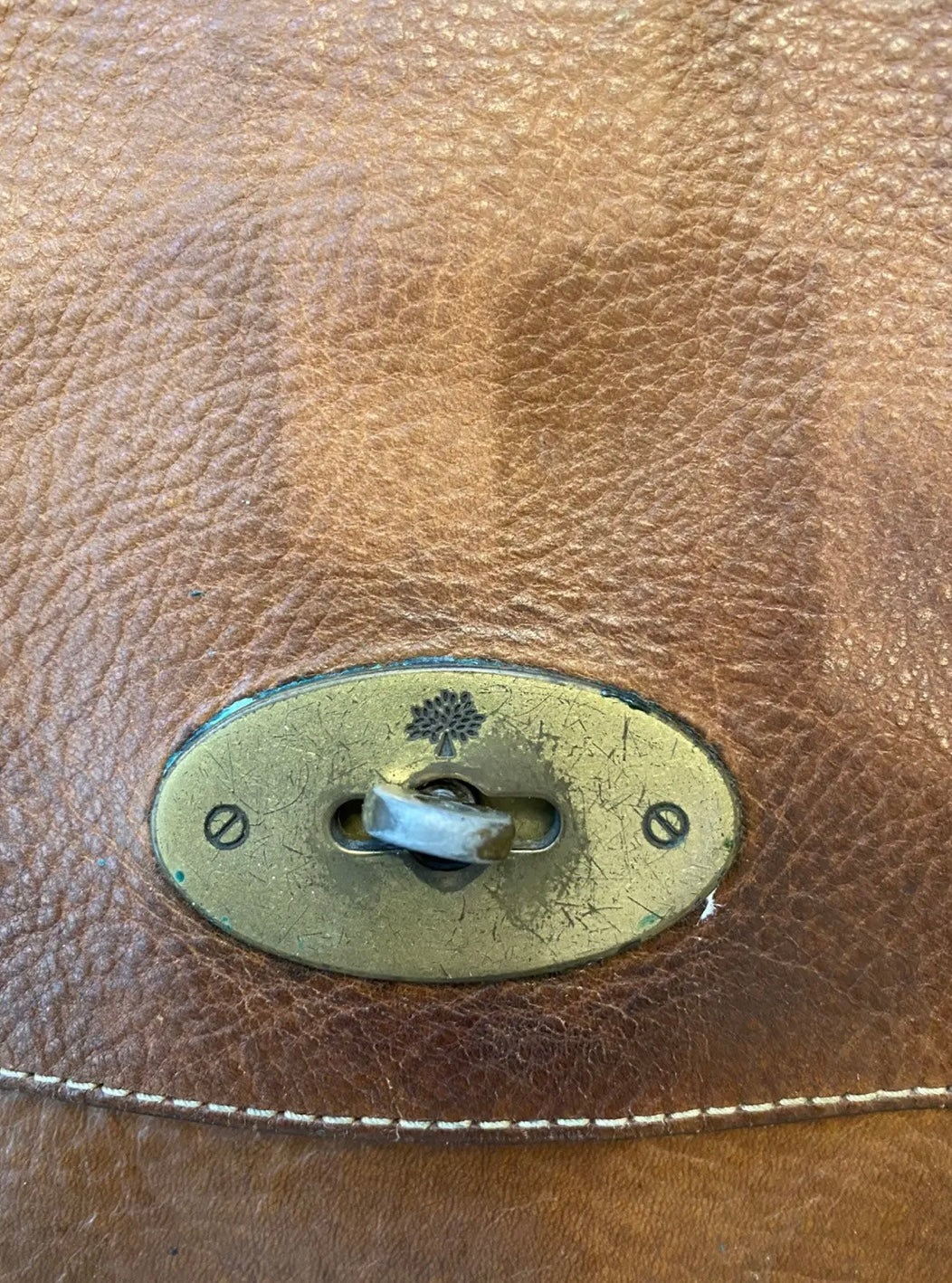 Vintage Mulberry Antony Messenger Crossbody Bag
