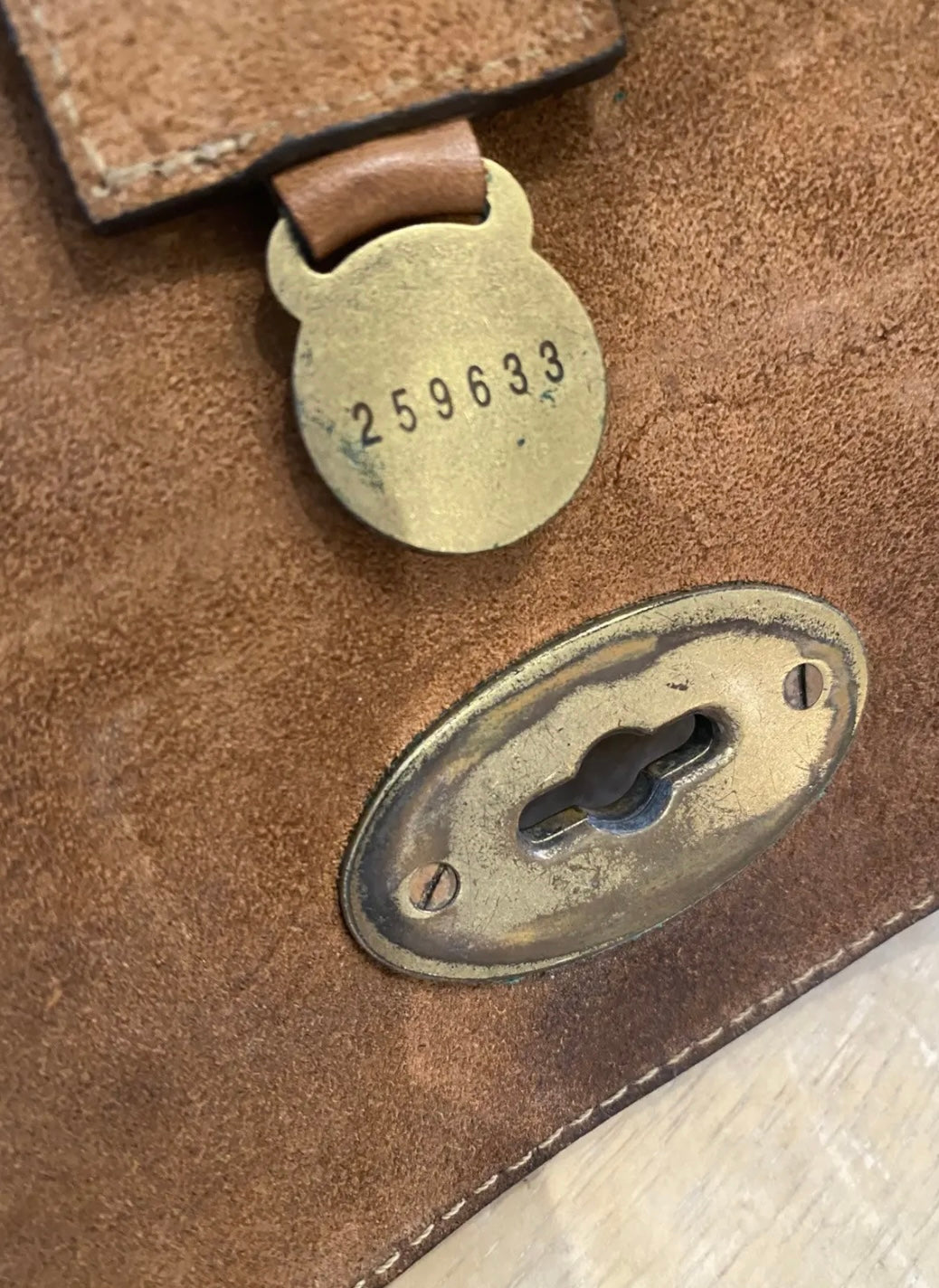 Vintage Mulberry Antony Messenger Crossbody Bag