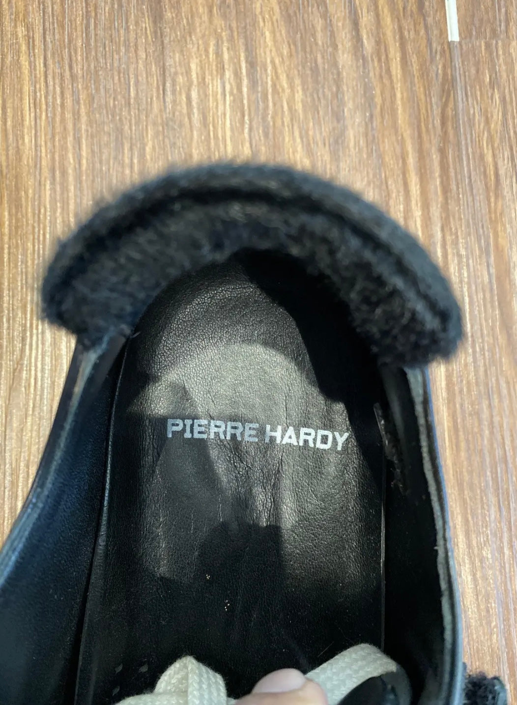 Pierre Hardy Fur Pom-Pom Sneakers