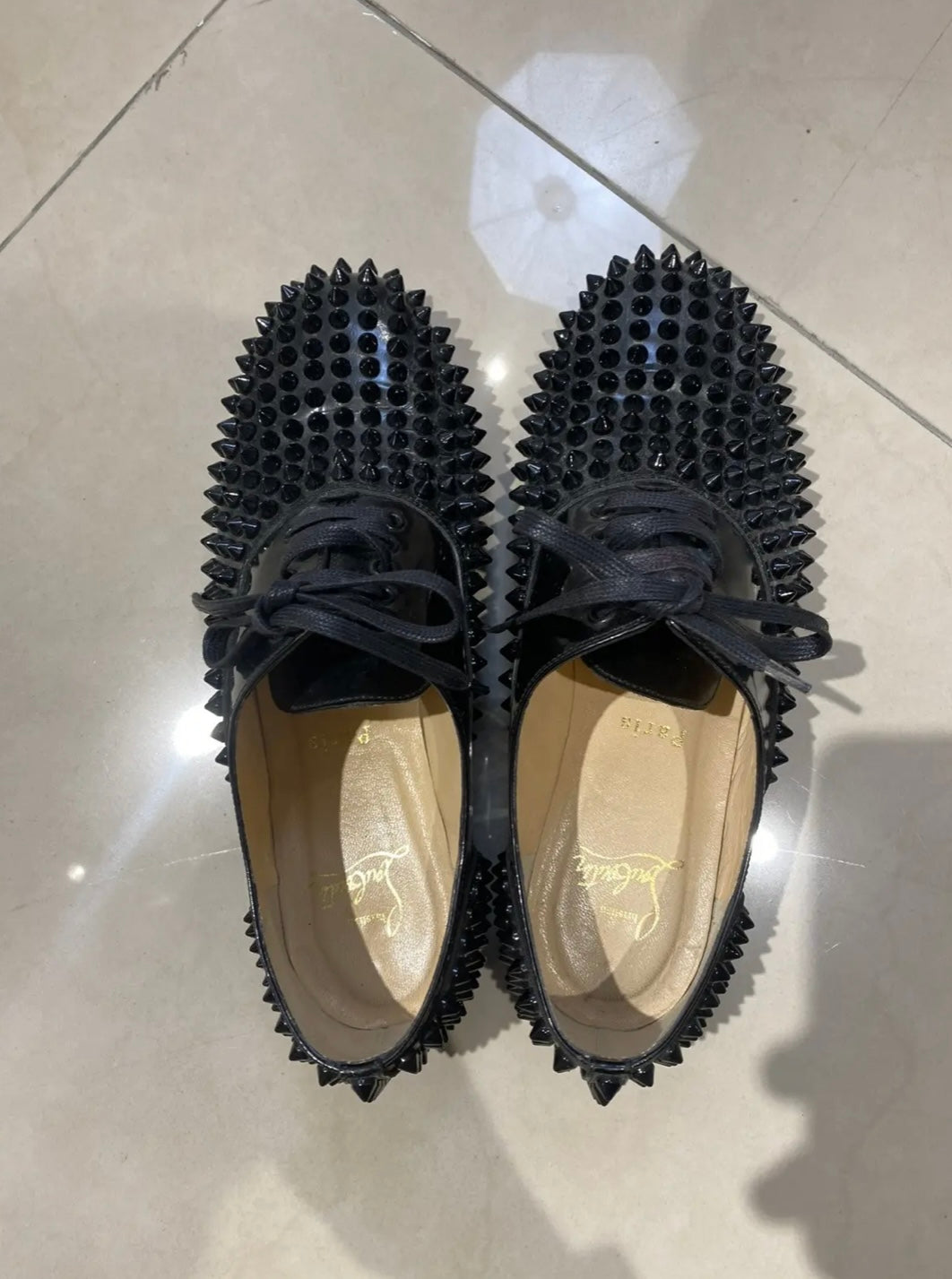 Christian Louboutin Freddy Spiked derby Shoe