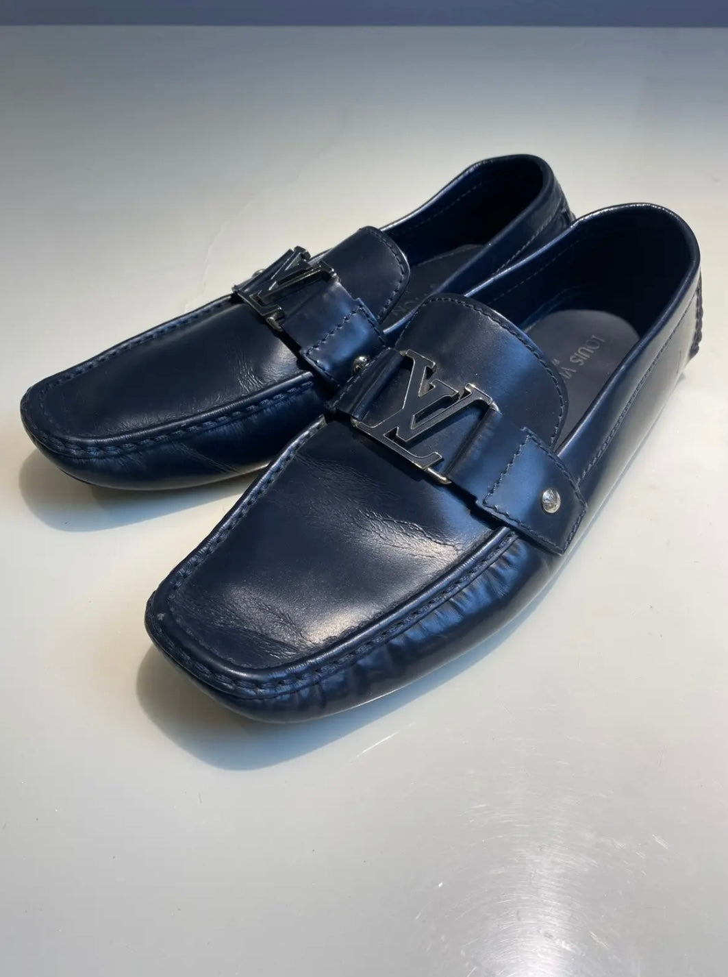 Louis Vuitton Monte Carlo LV Logo Moccasins