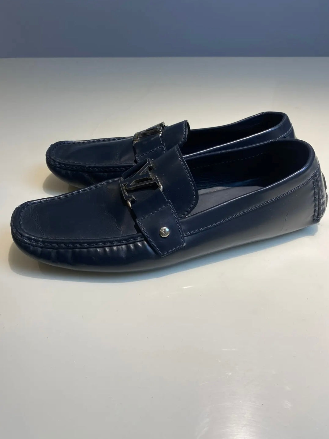 Louis Vuitton Monte Carlo LV Logo Moccasins