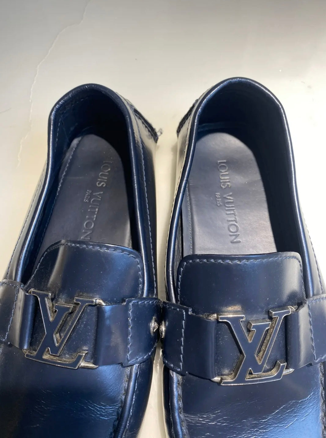 Louis Vuitton Monte Carlo LV Logo Moccasins