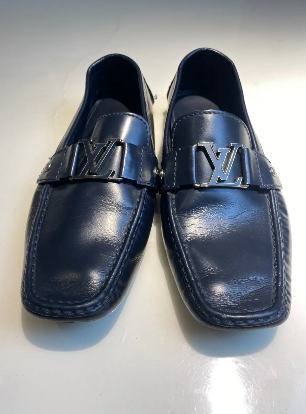 Louis Vuitton Monte Carlo LV Logo Moccasins