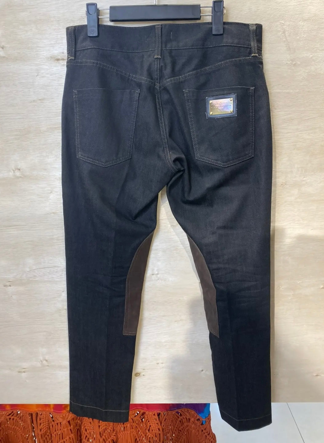 Dolce & Gabbana D&G 14 Classic Leather Patch Denim