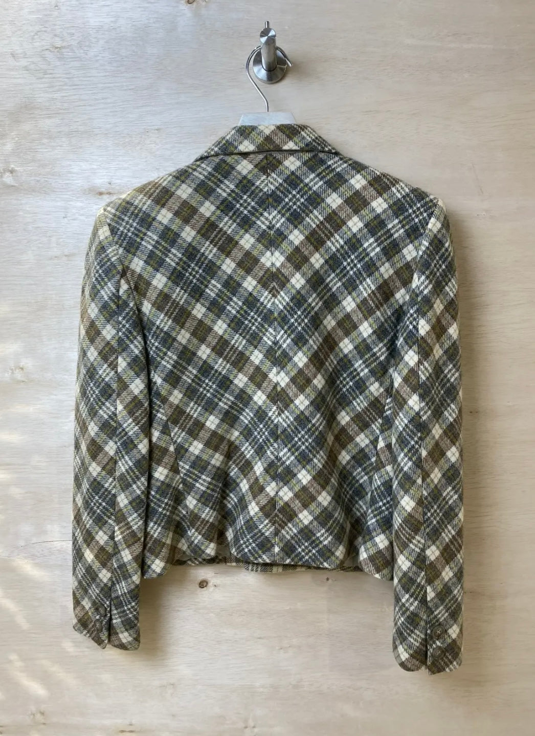 Vintage Composition by Kenzo Checked Blazer