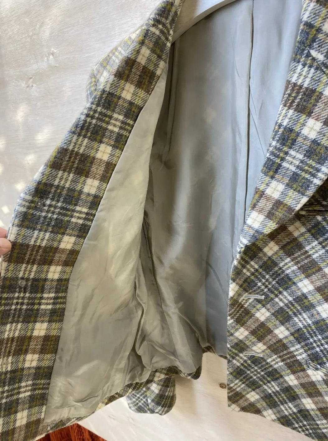 Vintage Composition by Kenzo Checked Blazer