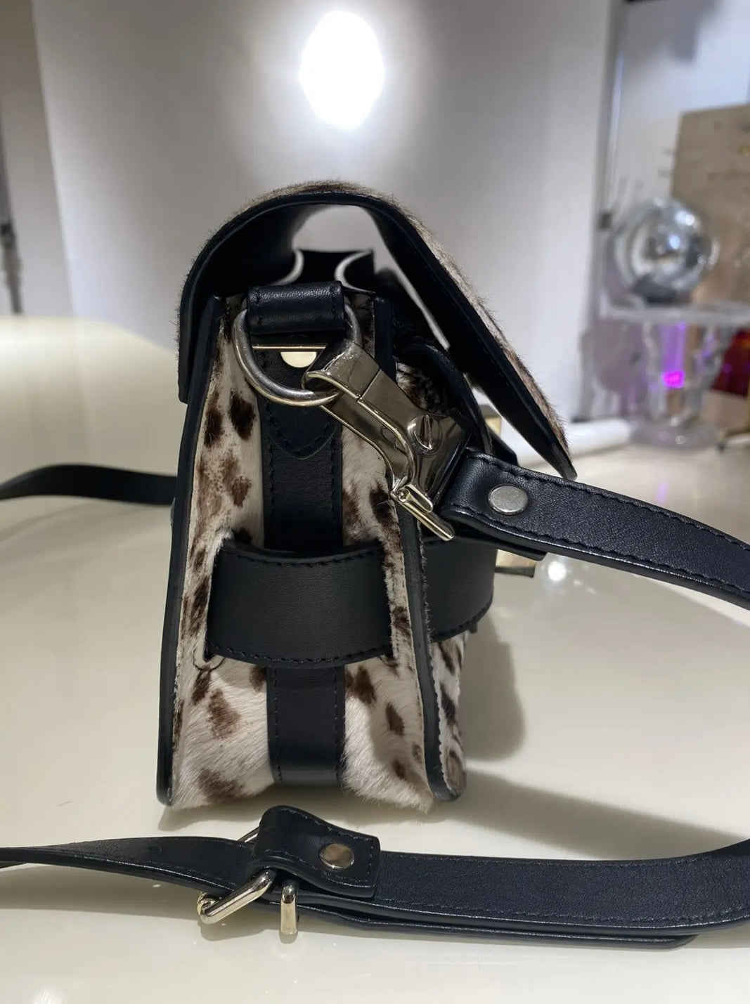 Proenza Schouler PS11 Mini Classic Shoulder Bag – Leopard Calf Hair